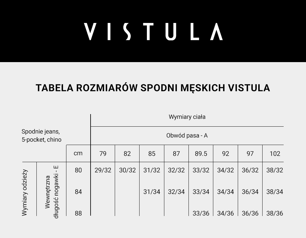 rozmiar spodni 32/34 schemat pomiaru