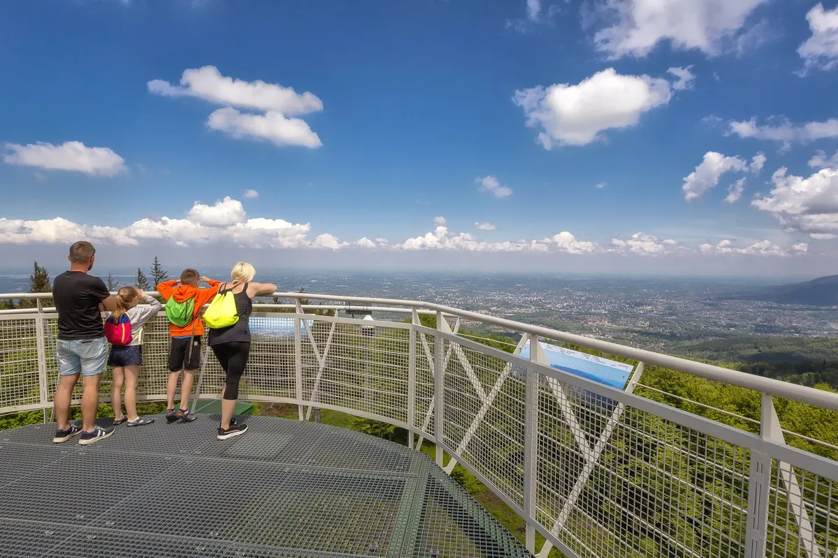 Wieża widokowa Szyndzielnia panorama Tatry