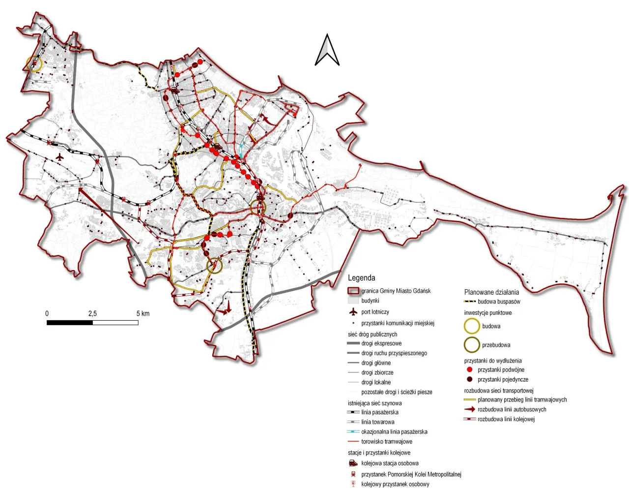 mapa komunikacji miejskiej gdańsk tr&oacute;jmiasto