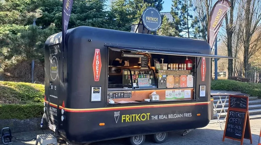 Belgijska budka z frytkami fritkot