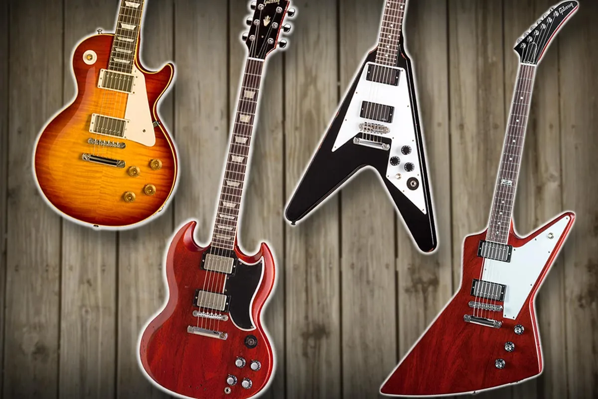 Gibson E-Gitarren Modelle Vergleich
