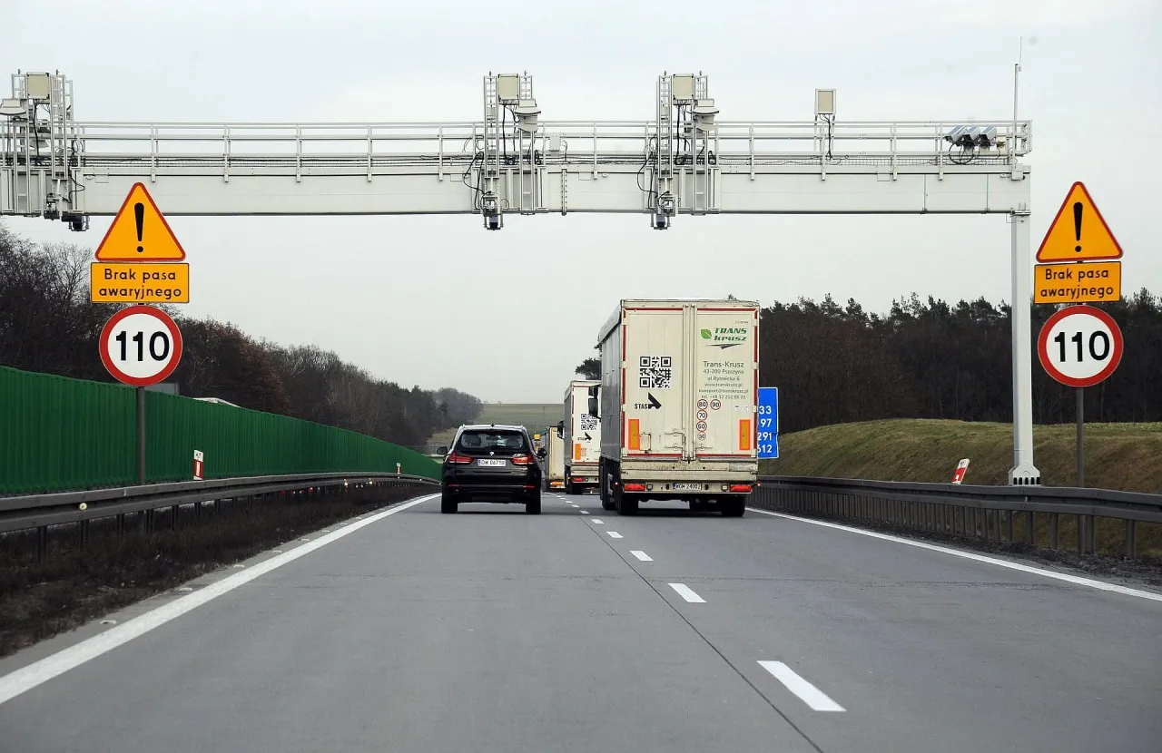 odcinkowy pomiar prędkości autostrada