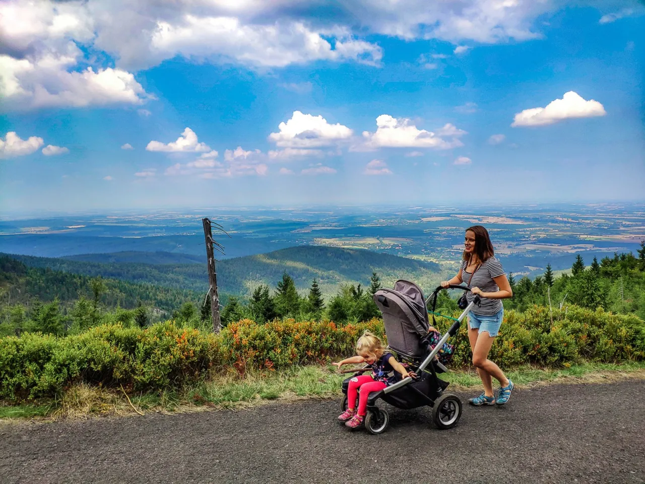 Tatry z dzieckiem łatwy szlak wózek