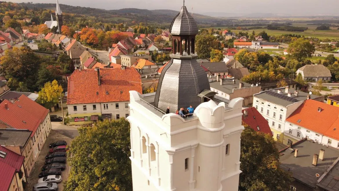 Wieża widokowa Złoty Stok panorama