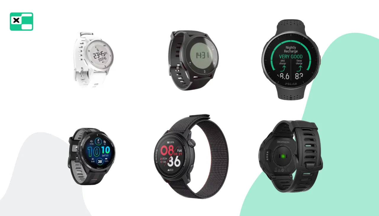 Zegarek do pływania damski i męskie smartwatche sportowe. R&oacute;żne modele do trening&oacute;w i monitorowania aktywności.