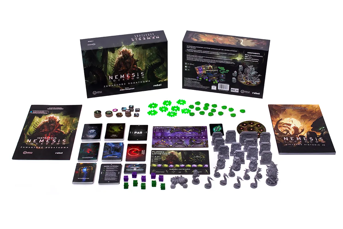 Nemesis Lockdown komponenty figurki