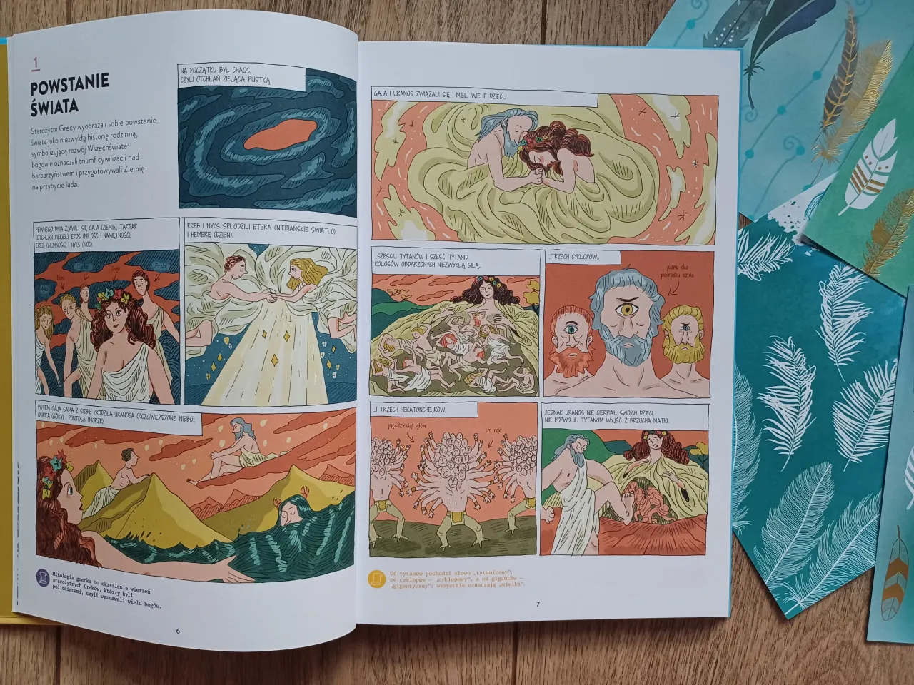 Starożytna Grecja: o czym można zrobić komiks. Od Chaosu do narodzin bog&oacute;w i potwor&oacute;w, historia świata w obrazkach.