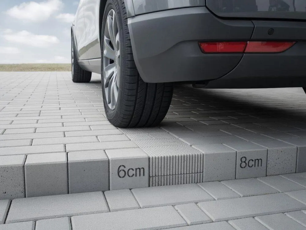 podjazd z kostki brukowej 6 cm samoch&oacute;d osobowy