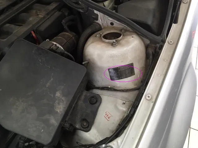 dyferencjał bmw e46 tabliczka znamionowa