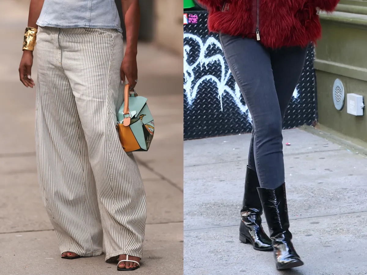 Damen Hosen Trends 2025 weite Schnitte