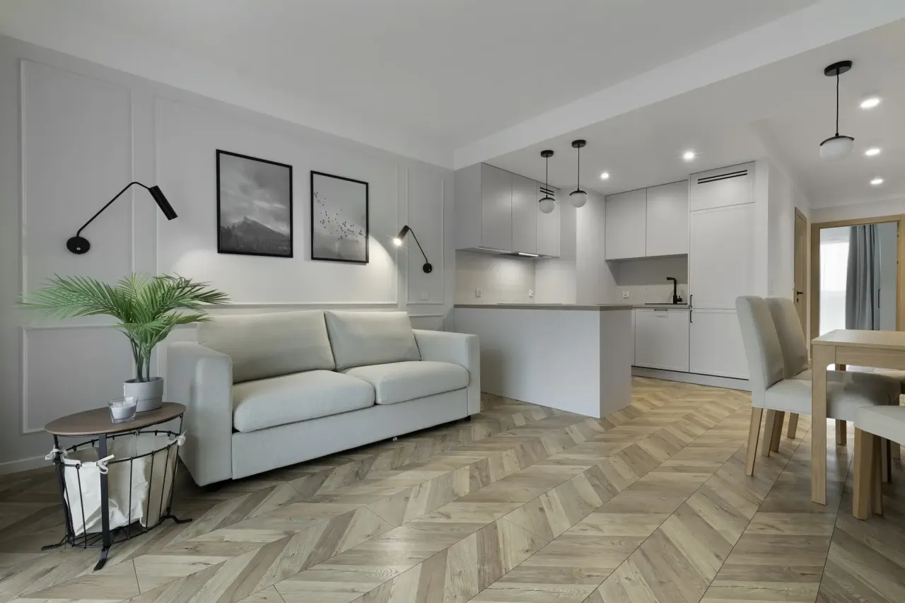 małe mieszkanie optyczne powiększenie wnętrza