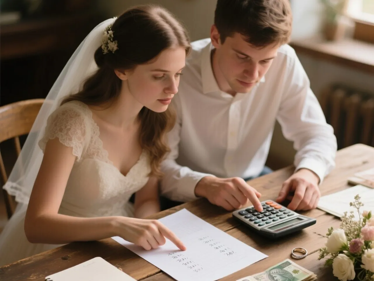 para młoda planująca wesele budżet