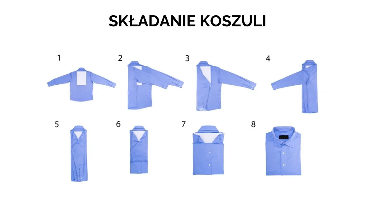 przygotowanie do prasowania koszuli