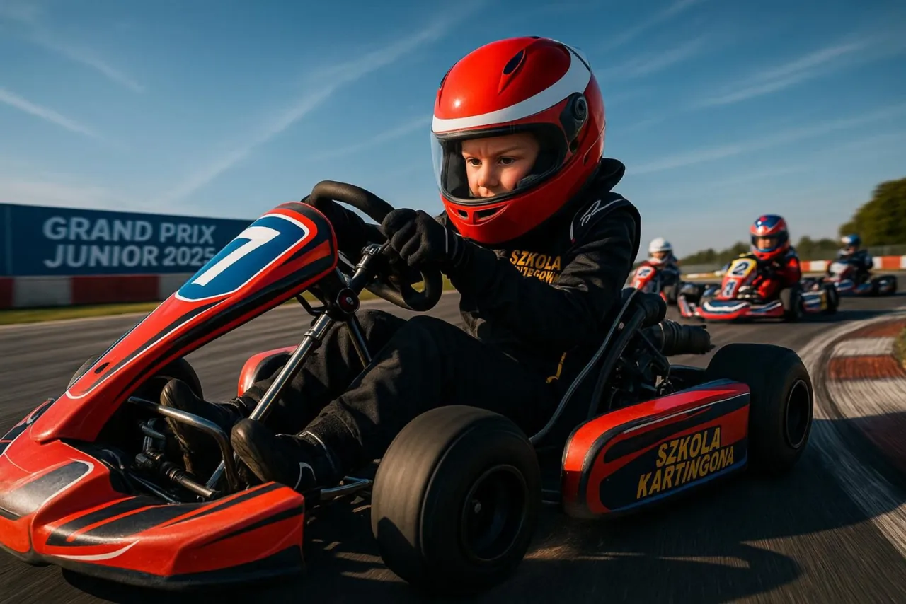 dziecko w gokarcie polska