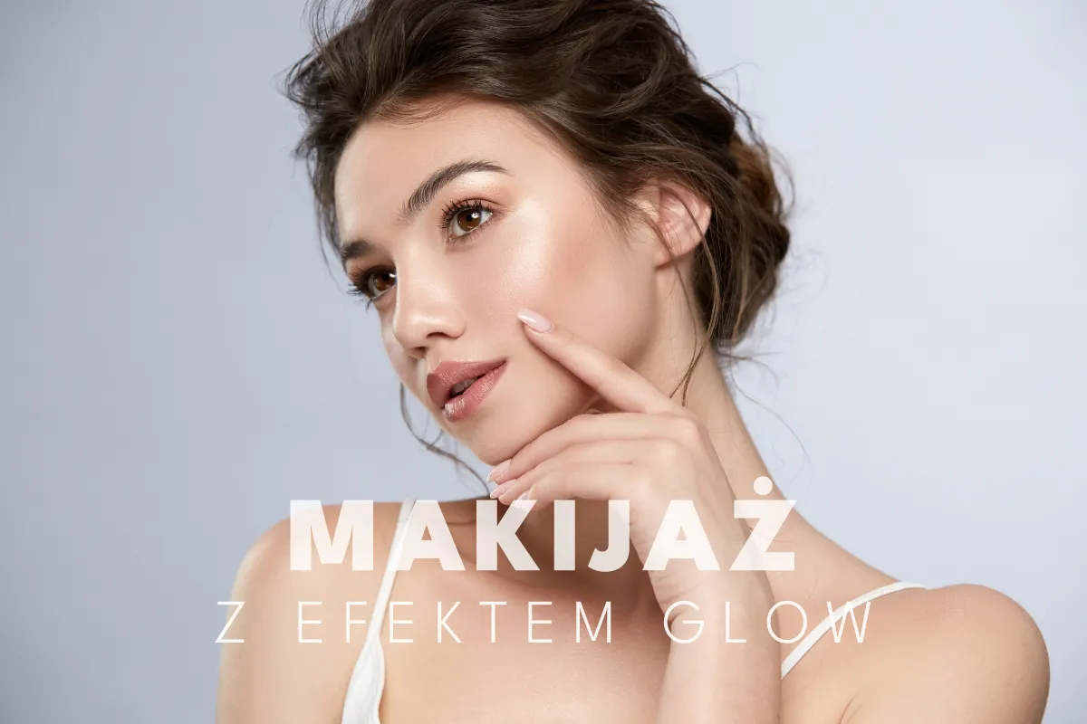 Delikatny makijaż z efektem glow, który subtelnie podkreśla urodę i rozświetla twarz.