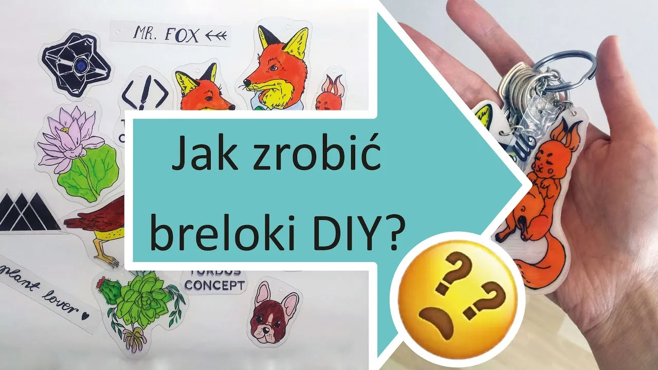 Kolczyki z folii termokurczliwej krok po kroku