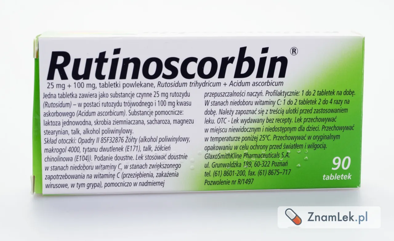 Rutinoscorbin skład działanie