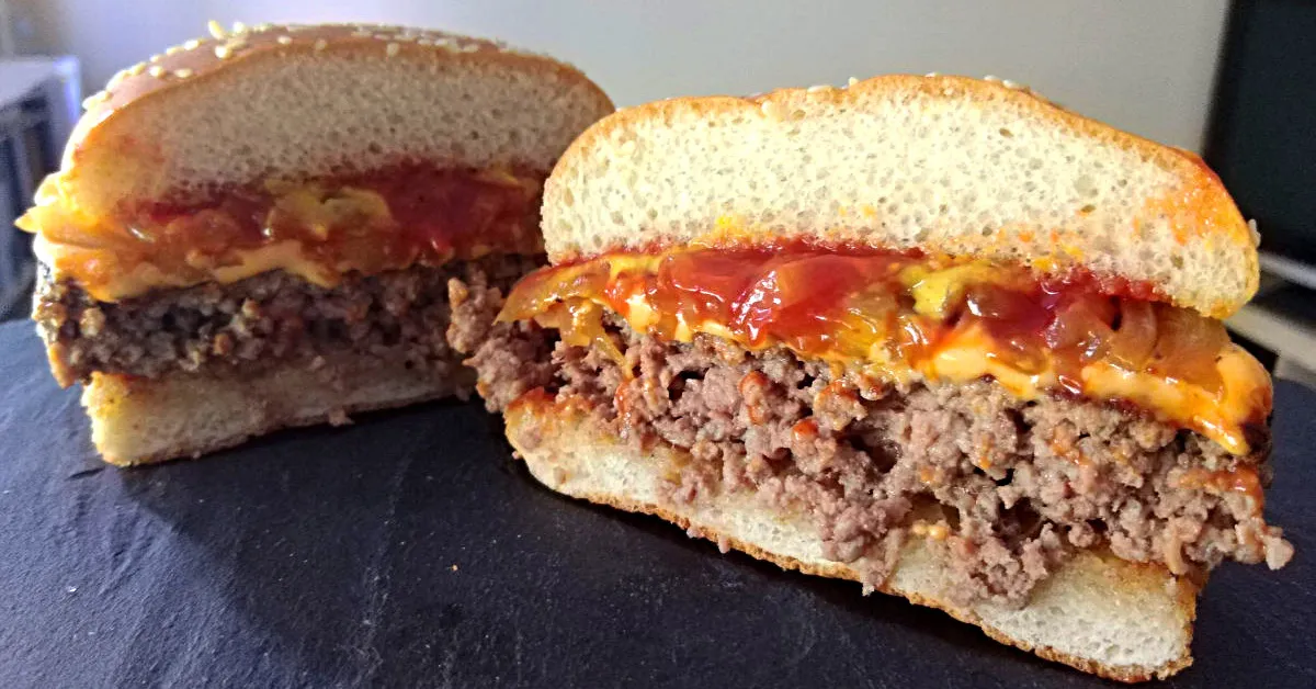 idealny hamburger przekr&oacute;j