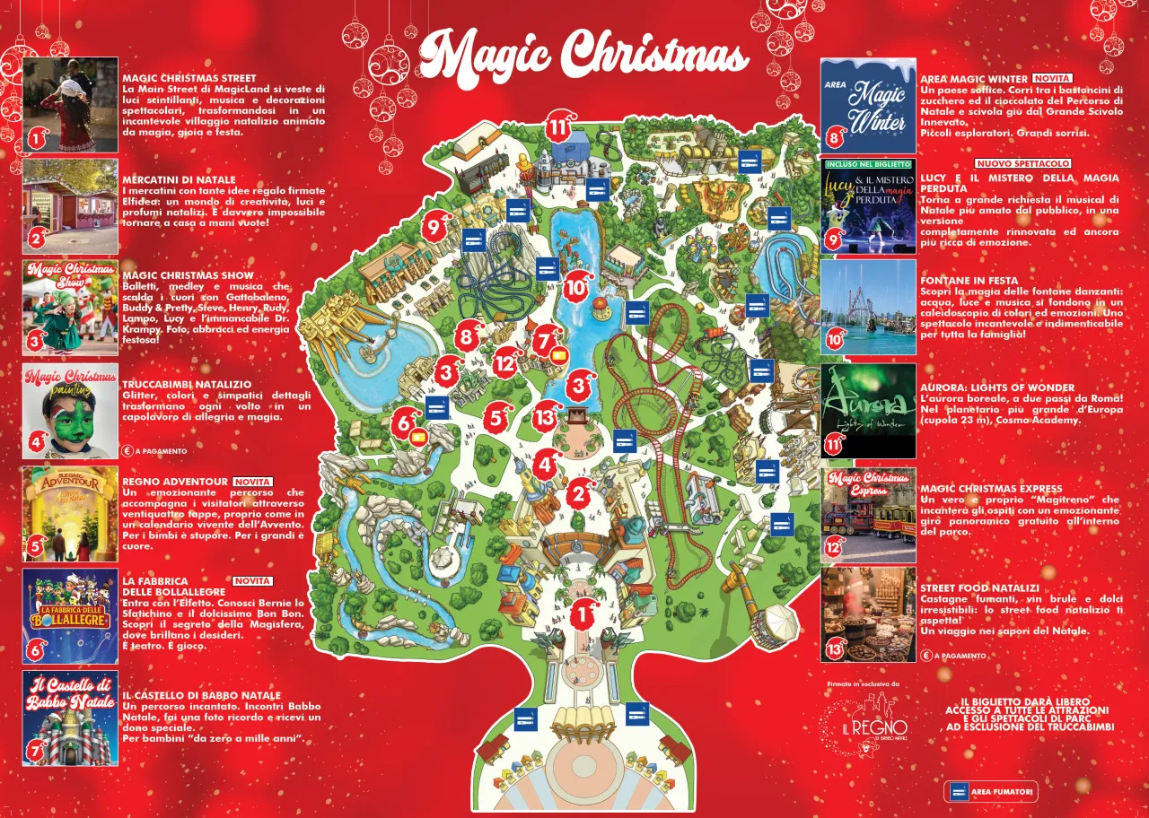 Mappa ufficiale Rainbow MagicLand