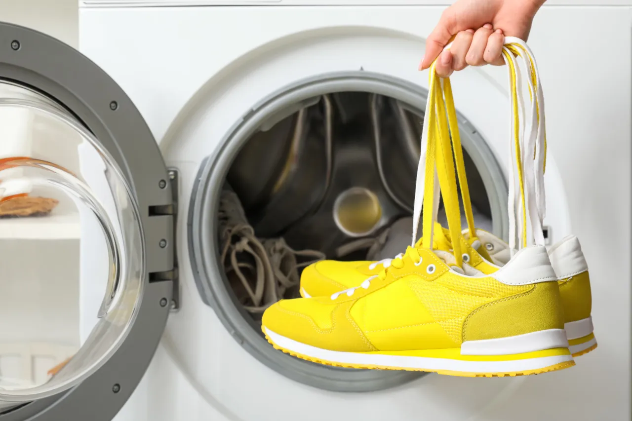 ustawienia pralki do prania butów