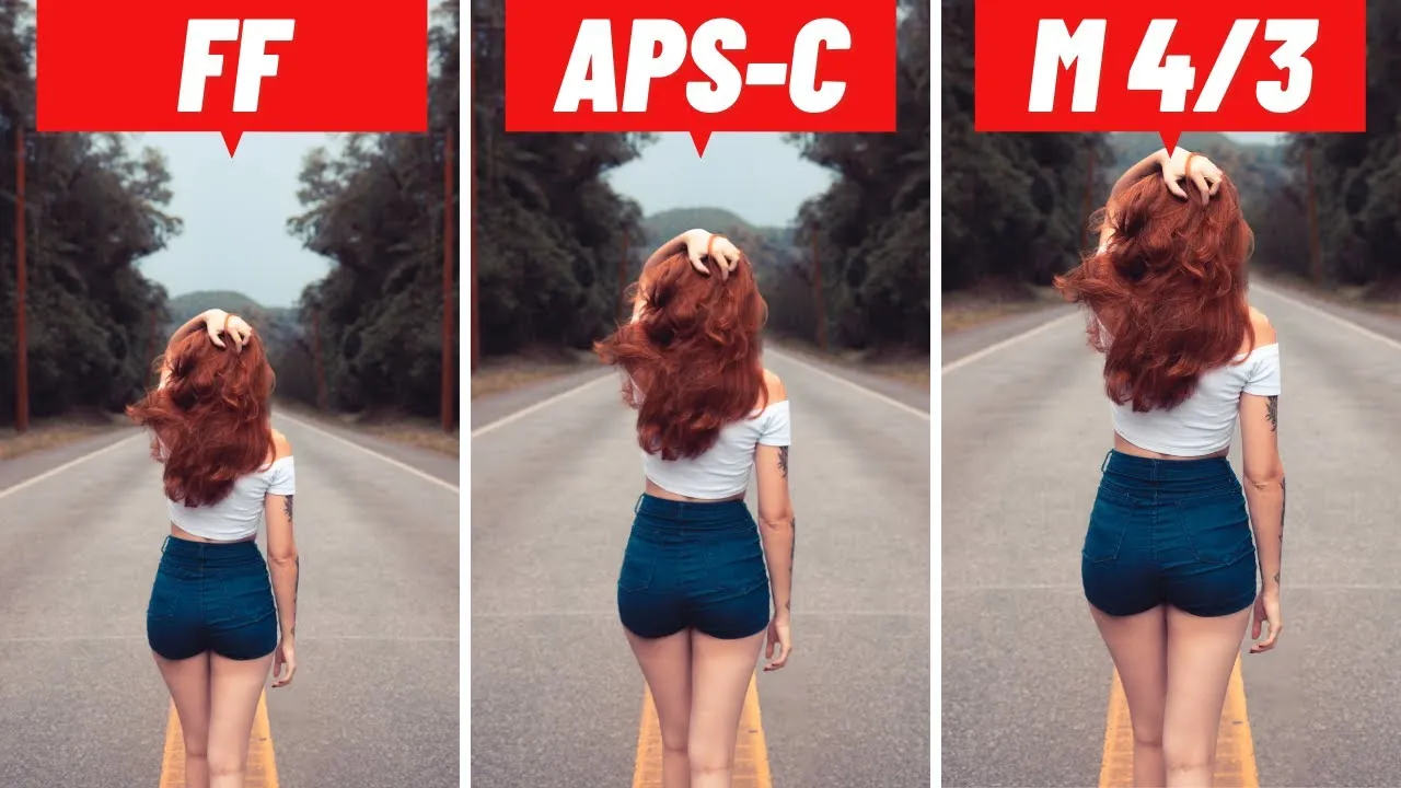 różnice w rozmiarach matryc aparatów fotograficznych pełna klatka aps-c mikro cztery trzecie