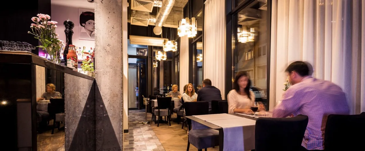 Elegancka restauracja w Szczecinie wnętrze