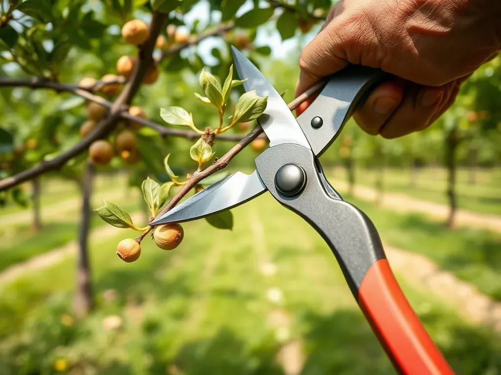 zdrowa leszczyna po przycinaniu
