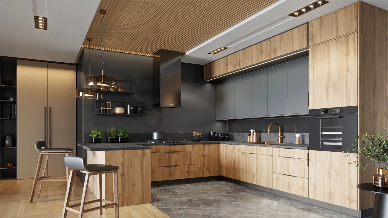 r&oacute;żne style hoker&oacute;w w aranżacjach kuchennych