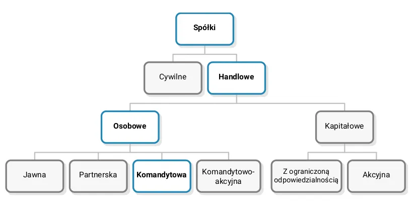 Spółka komandytowa schemat struktury