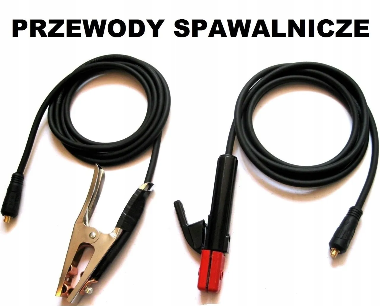 Przewody spawalnicze r&oacute;żne przekroje