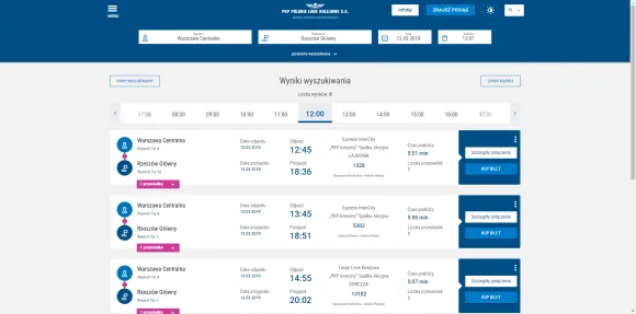 Portal Pasażera strona główna