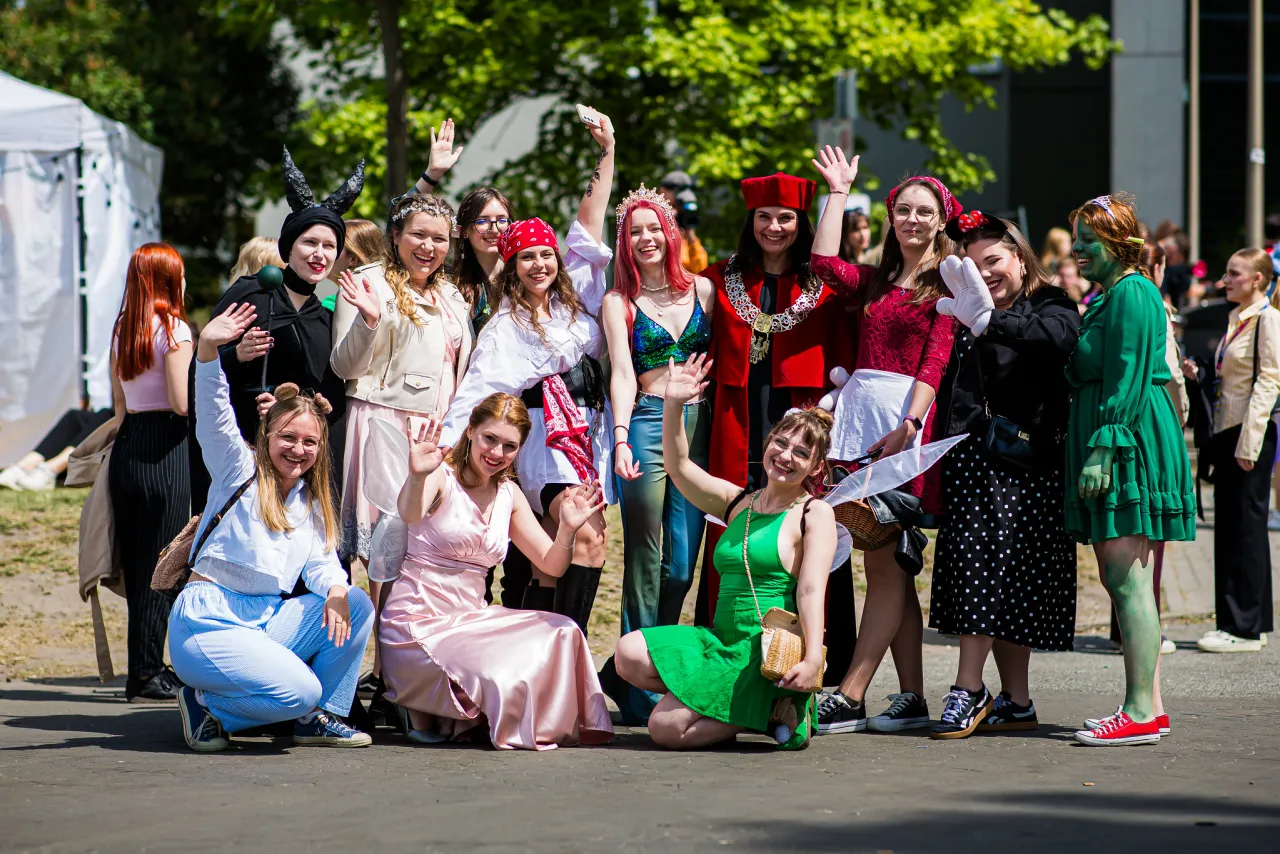 Studenci Uniwersytetu Opolskiego na Juwenaliach