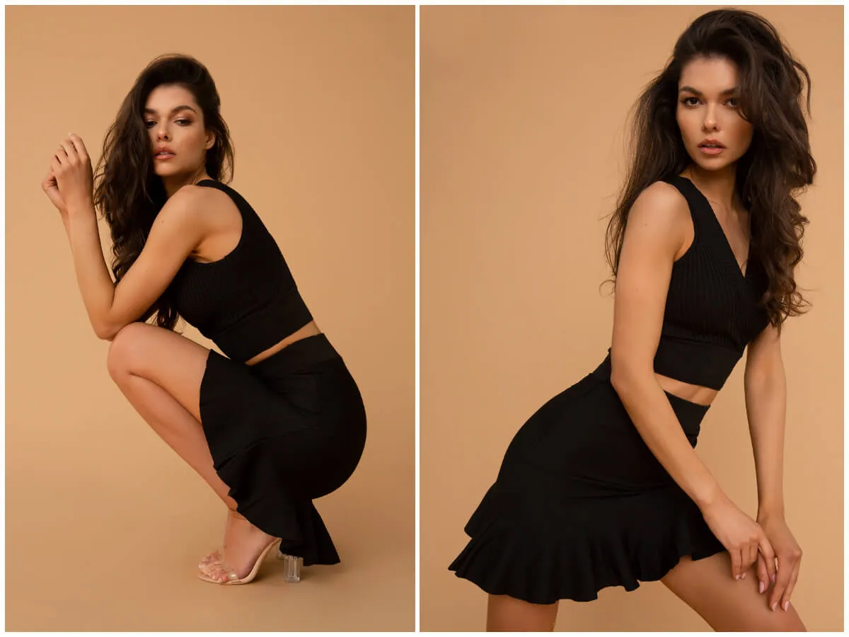 Stylizacje z r&oacute;żnymi fasonami czarnych sp&oacute;dnic