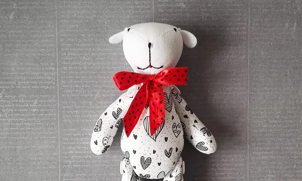 materiały do szycia przytulanki dla dziecka