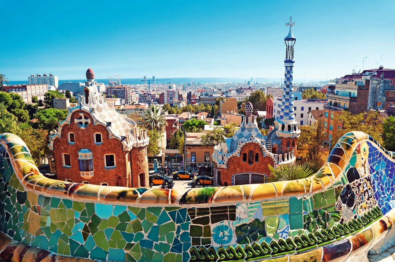 Barcelona architektura Gaudiego