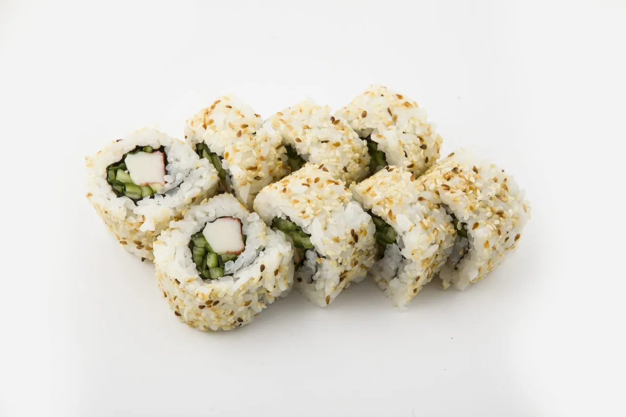 Mapa Polski z ikonami restauracji sushi