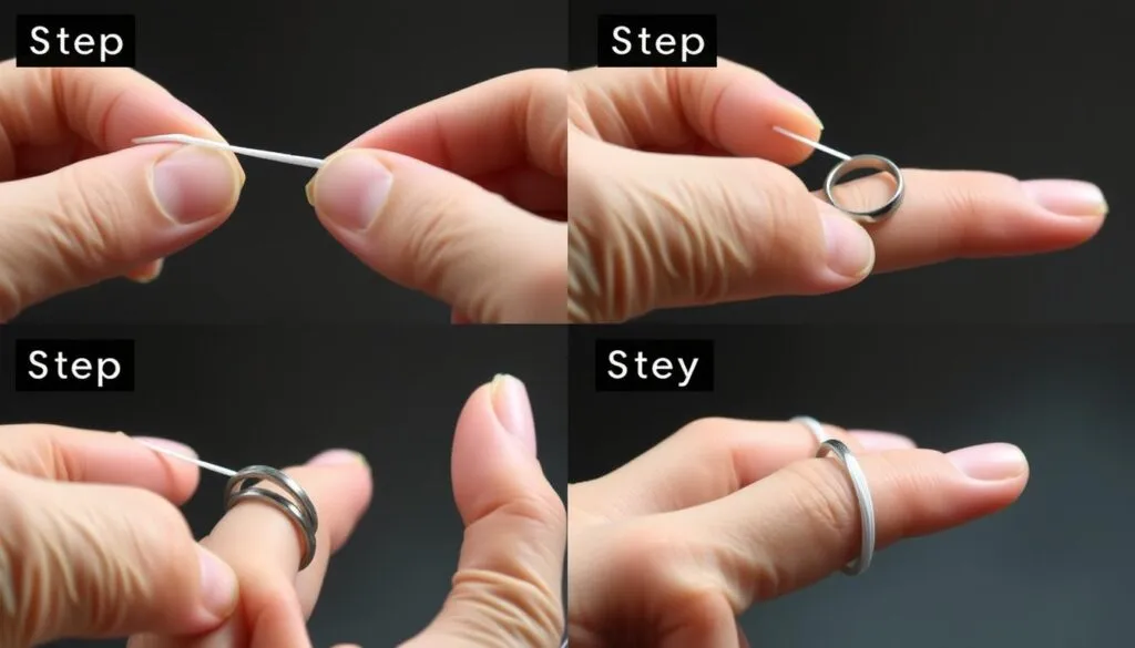 jak ściągnąć obrączkę domowe sposoby infografika