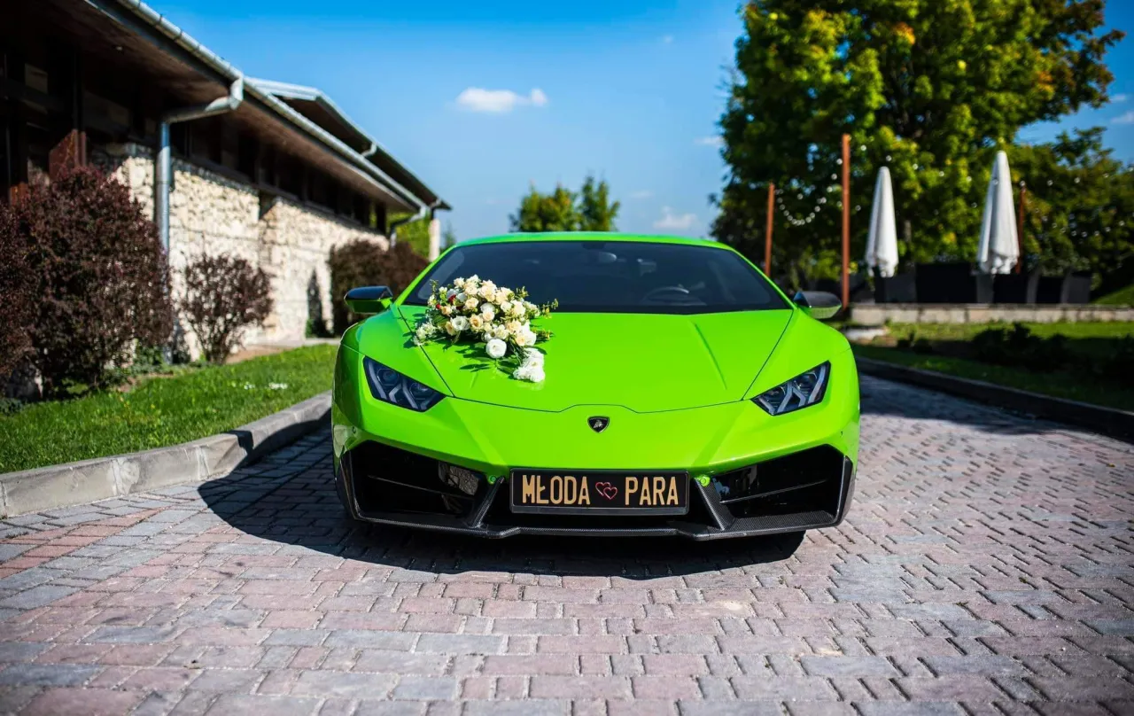 Lamborghini Huracan ślub