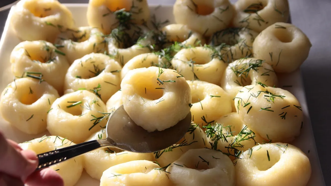 Kluski śląskie podgrzewane w wodzie