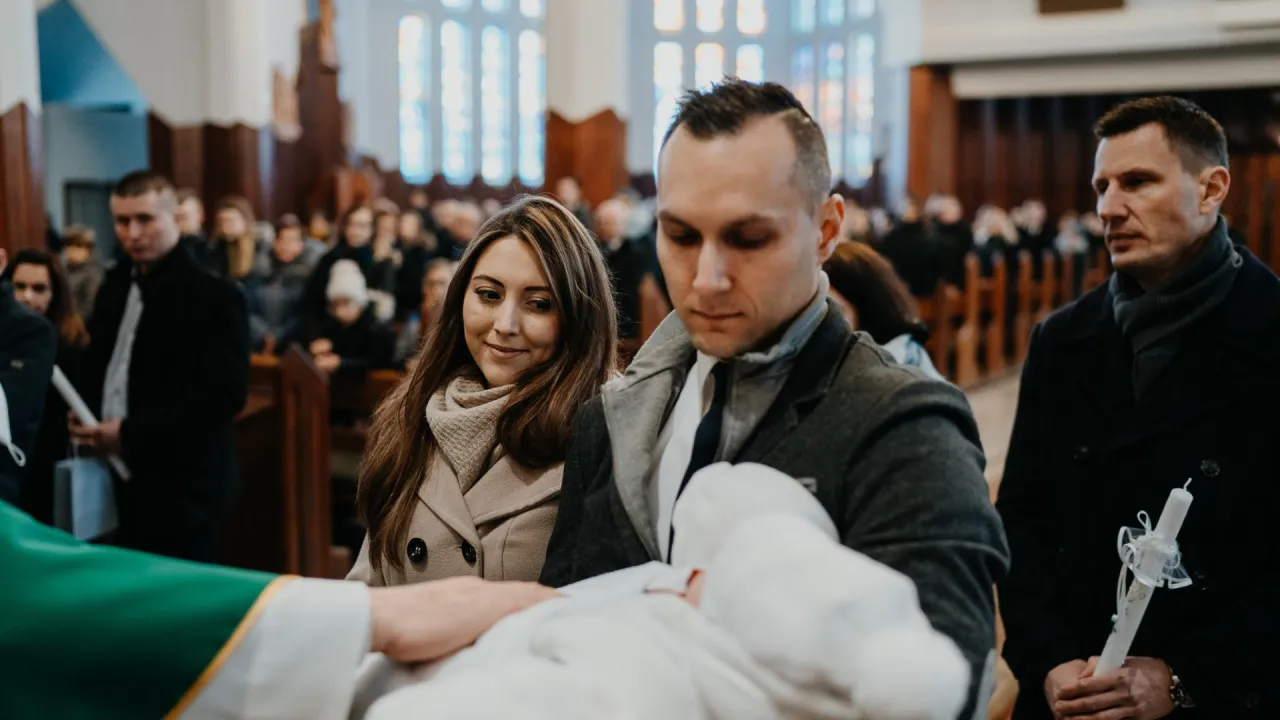 chrzciny w kościele