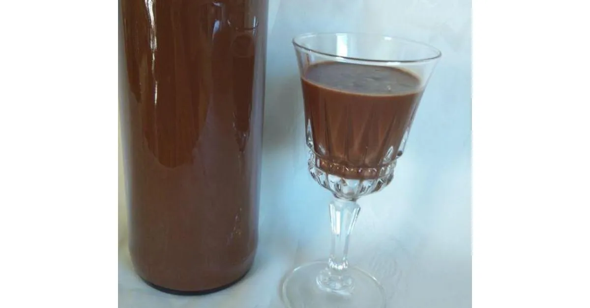 czekoladowy drink z likierem miętowym