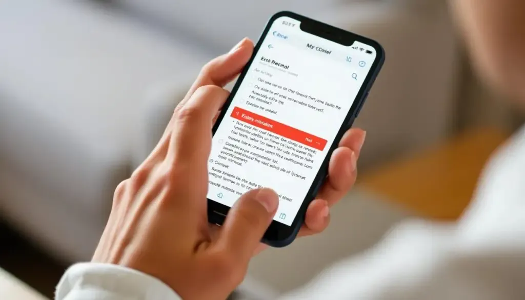 błędy w wysyłaniu cv mailem