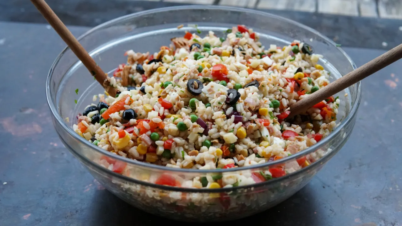 insalata di riso classica ingredienti