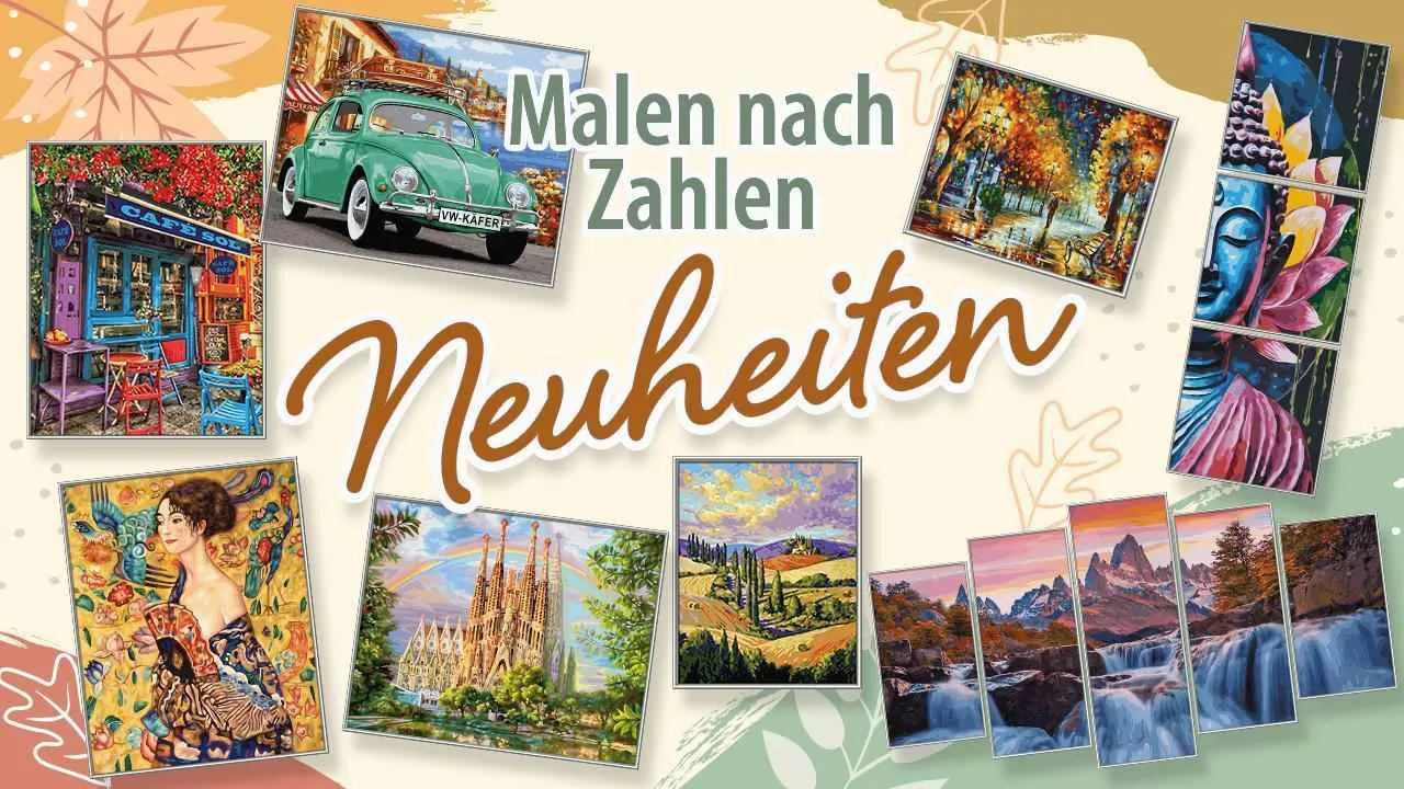 Malen nach Zahlen Motive Auswahl