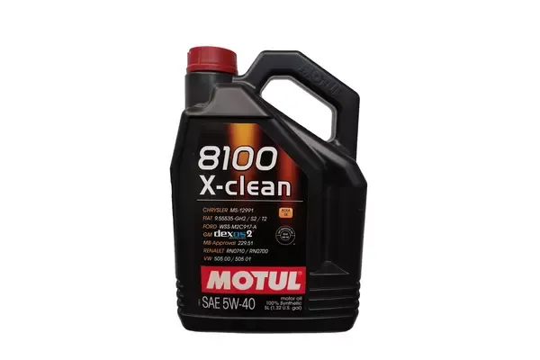 Motul 8100 X-clean 5W-40 opakowanie