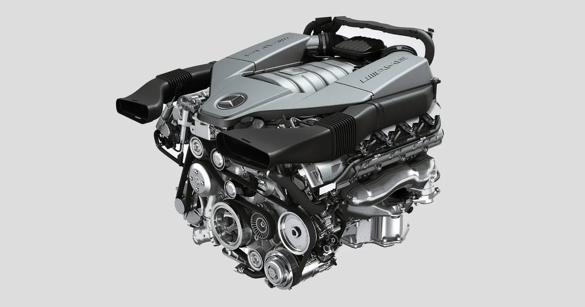 Mercedes M156 M157 silnik V8 AMG