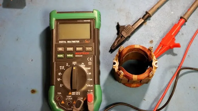 jak sprawdzić uzwojenie stojana alternatora multimetrem