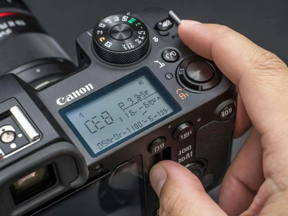 menu samowyzwalacza canon