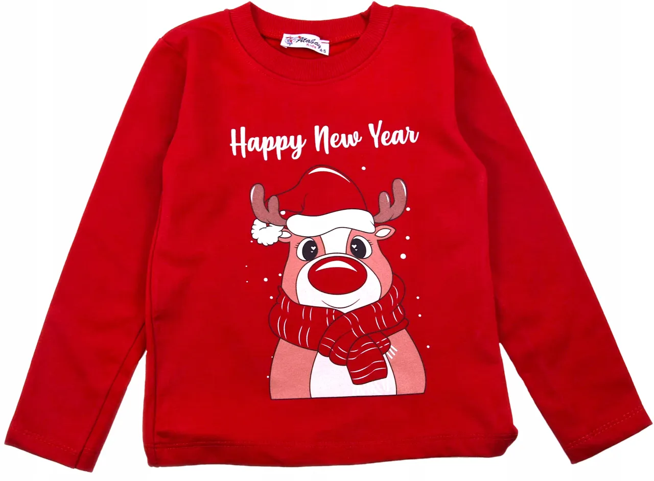 świąteczne bluzki dla dziewczynek trendy