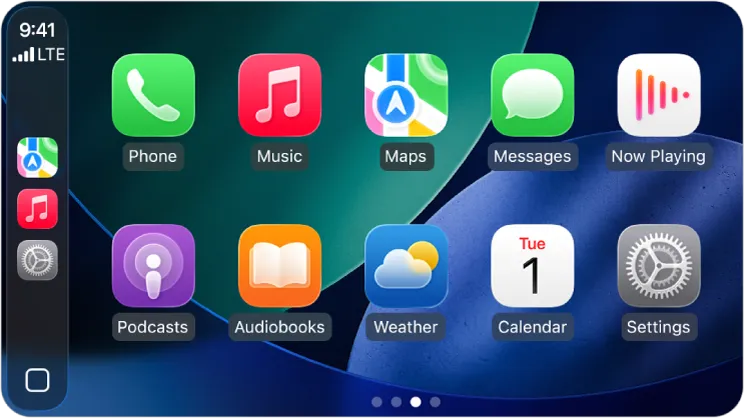 iPhone ustawienia CarPlay dostosuj aplikacje